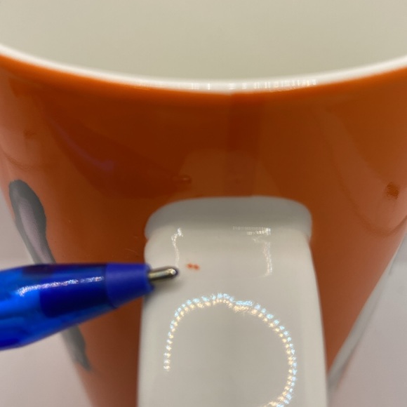 Maxwell & Williams Christopher Vine Paws Dog Puppy Mug Cup Orange - Picture 10 of 11